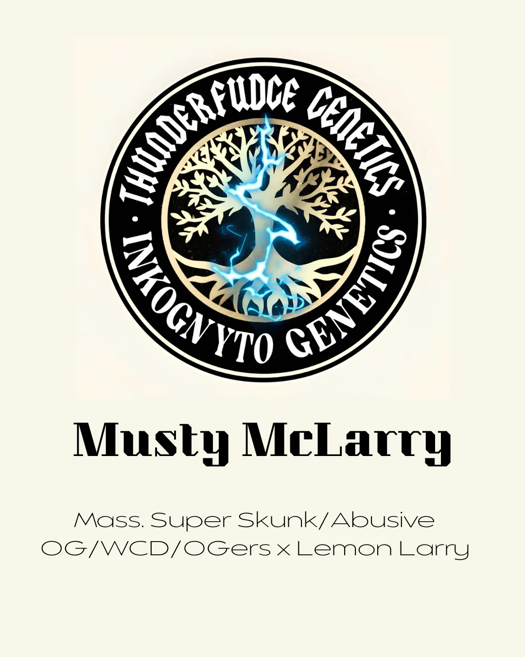 Thunderfudge x Inkognyto - Musty McLarry